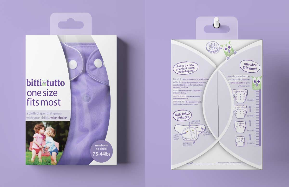 Baby product packaging design
