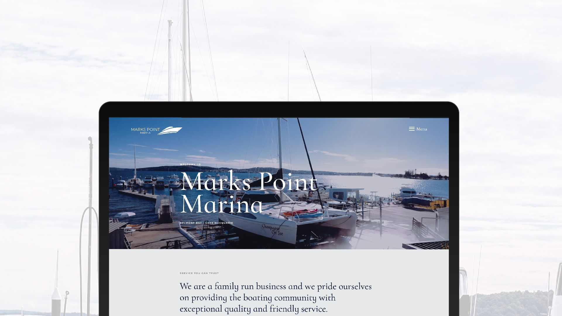 Marks Point Marina website Content Generation