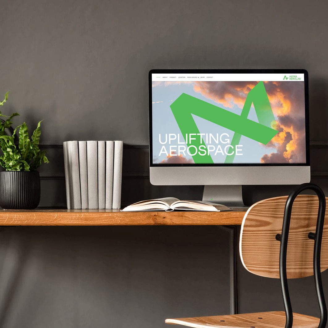 Astra Aerolab website design