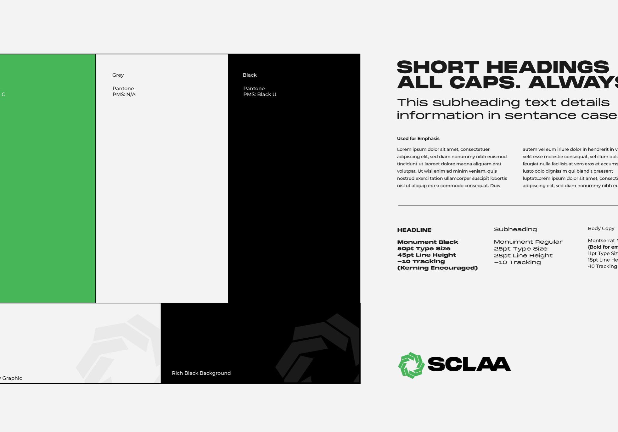 SCLAA Branding - Identity design agency